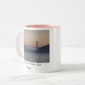 Golden Gate Bridge, Golden Gate Bridge, San Fra.. Tweekleurige Koffiemok (Voorkant links)
