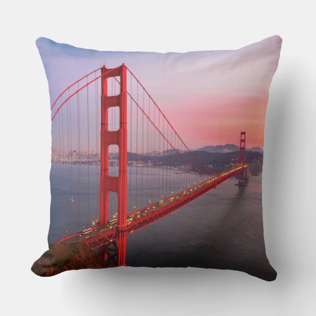 Golden gate bridge gooit kussen (Voorkant)