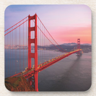 Golden gate bridge gooit kussen bier onderzetter