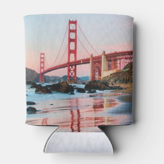 Golden gate bridge gooit kussen blikjeskoeler (Achterkant)