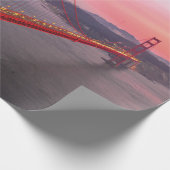 Golden gate bridge gooit kussen cadeaupapier (Hoek)