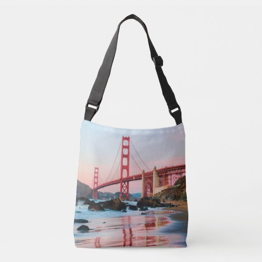 Golden gate bridge gooit kussen crossbody tas (Voorkant)