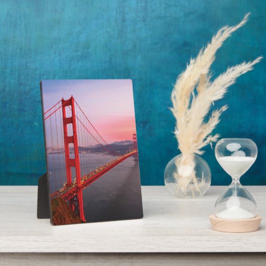 Golden gate bridge gooit kussen fotoplaat (Zijkant)