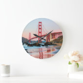 Golden gate bridge gooit kussen grote klok (Huis)