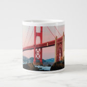 Golden gate bridge gooit kussen grote koffiekop (Voorkant)