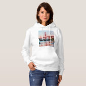 Golden gate bridge gooit kussen hoodie (Voorkant volledig)