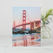 Golden gate bridge gooit kussen kaart (Staand voorkant)