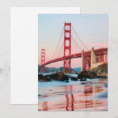 Golden gate bridge gooit kussen kaart (Voorkant / Achterkant)