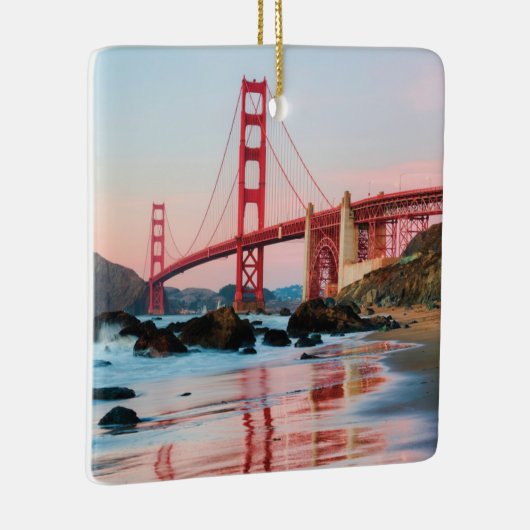 Golden gate bridge gooit kussen keramisch ornament (Rechts)