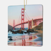 Golden gate bridge gooit kussen keramisch ornament (Links)