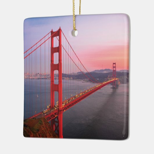 Golden gate bridge gooit kussen keramisch ornament (Links)
