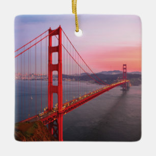 Golden gate bridge gooit kussen keramisch ornament