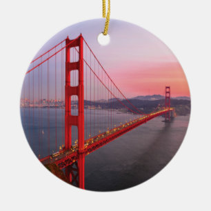 Golden gate bridge gooit kussen keramisch ornament