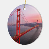 Golden gate bridge gooit kussen keramisch ornament (Links)
