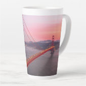 Golden gate bridge gooit kussen latte mok (Rechterhoek)