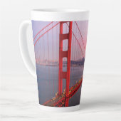 Golden gate bridge gooit kussen latte mok (Linkerhoek)