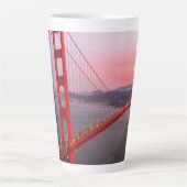 Golden gate bridge gooit kussen latte mok (Voorkant)