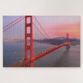 Golden gate bridge gooit kussen legpuzzel (Horizontaal)