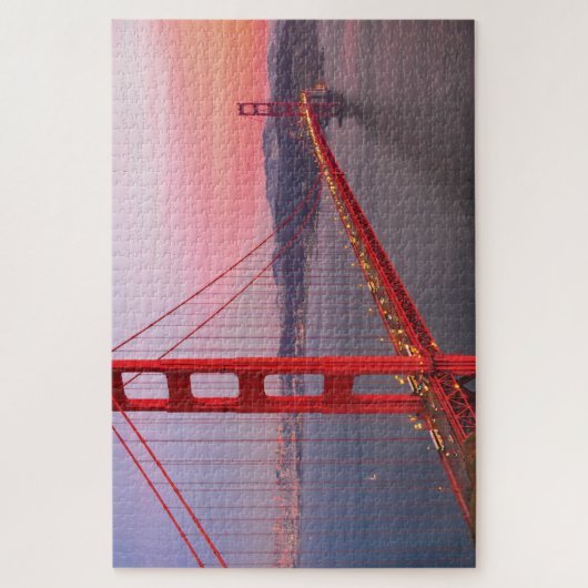 Golden gate bridge gooit kussen legpuzzel (Verticaal)