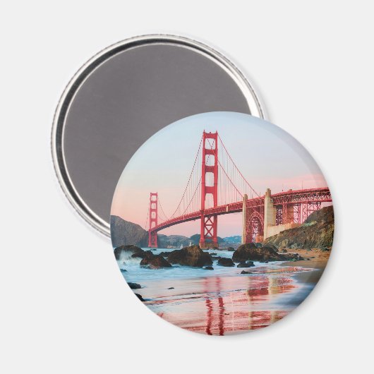 Golden gate bridge gooit kussen magneet (Voorkant / Achterkant)
