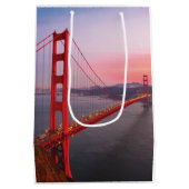 Golden gate bridge gooit kussen medium cadeauzakje (Achterkant)