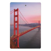 Golden gate bridge gooit kussen mini klembord (Achterkant)