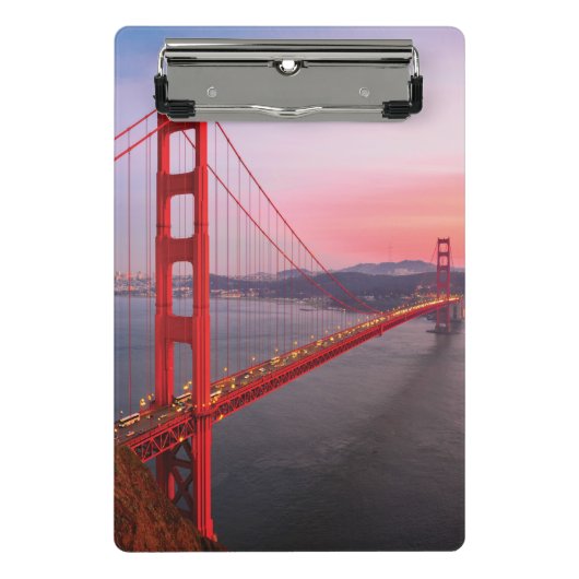 Golden gate bridge gooit kussen mini klembord (Voorkant)