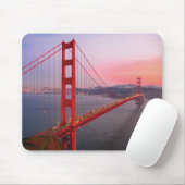 Golden gate bridge gooit kussen muismat (Met muis)