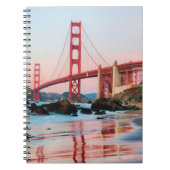 Golden gate bridge gooit kussen notitieboek (Voorkant)
