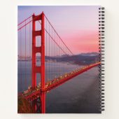 Golden gate bridge gooit kussen notitieboek (Achterkant)