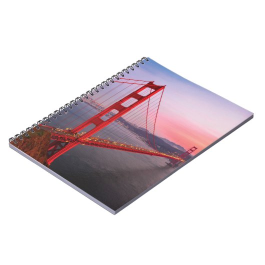 Golden gate bridge gooit kussen notitieboek (Linkerzijde)
