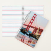 Golden gate bridge gooit kussen notitieboek (Binnen)