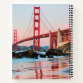 Golden gate bridge gooit kussen notitieboek (Achterkant)