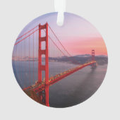 Golden gate bridge gooit kussen ornament (achterkant)