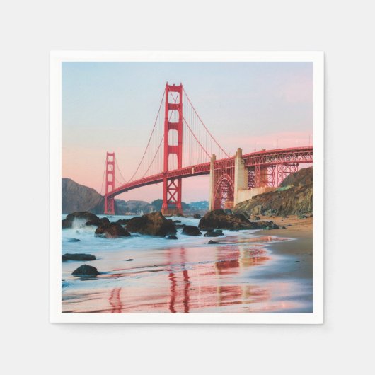 Golden gate bridge gooit kussen servet (Voorkant)