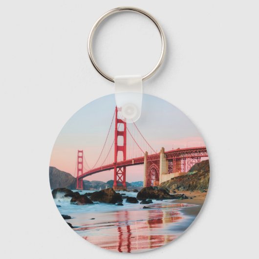 Golden gate bridge gooit kussen sleutelhanger (Voorkant)