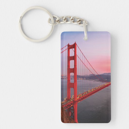 Golden gate bridge gooit kussen sleutelhanger (Voorkant)