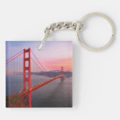 Golden gate bridge gooit kussen sleutelhanger (Achterkant)