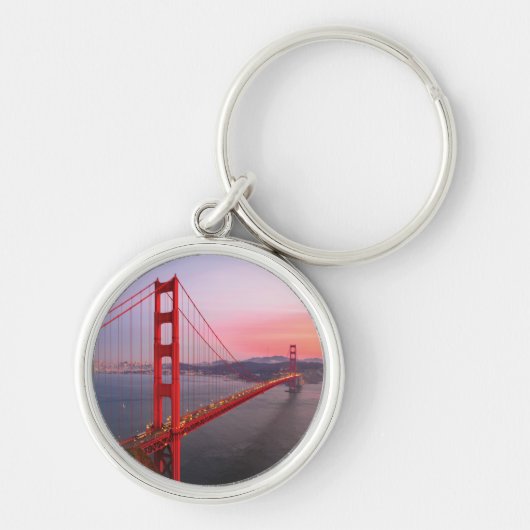 Golden gate bridge gooit kussen sleutelhanger (Voorkant)