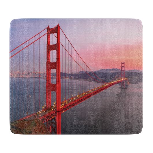 Golden gate bridge gooit kussen snijplank (Voorkant)