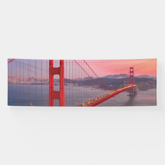 Golden gate bridge gooit kussen spandoek (Horizontaal)