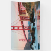 Golden gate bridge gooit kussen spandoek (Verticaal)