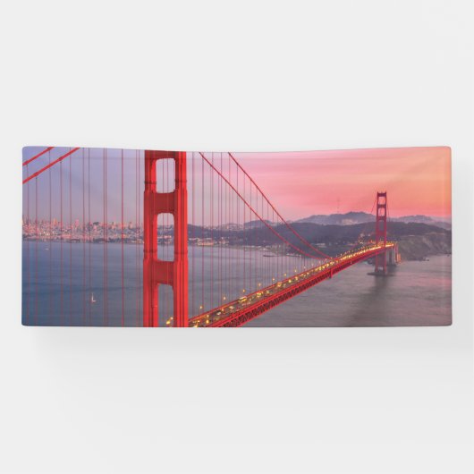 Golden gate bridge gooit kussen spandoek (Horizontaal)