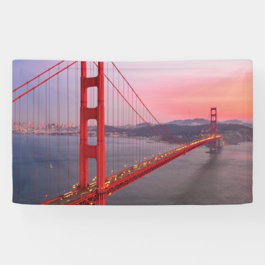 Golden gate bridge gooit kussen spandoek (Horizontaal)