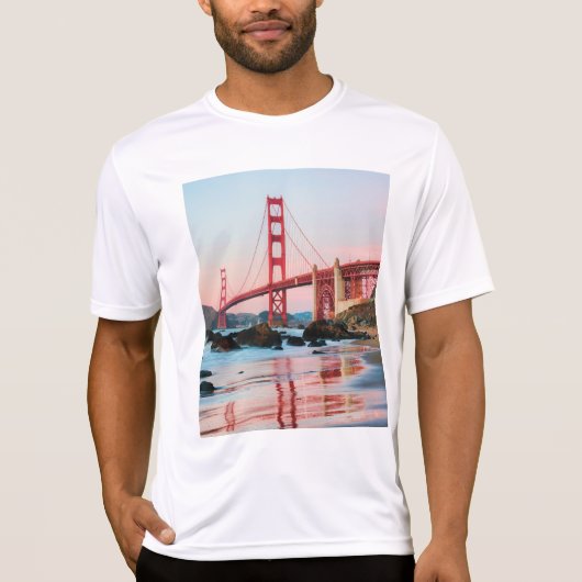 Golden gate bridge gooit kussen t-shirt (Voorkant)