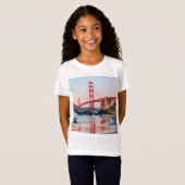 Golden gate bridge gooit kussen t-shirt (Voorkant volledig)
