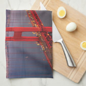 Golden gate bridge gooit kussen theedoek (Quarter Fold)