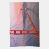 Golden gate bridge gooit kussen theedoek (Verticaal)
