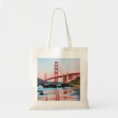 Golden gate bridge gooit kussen tote bag (Voorkant)