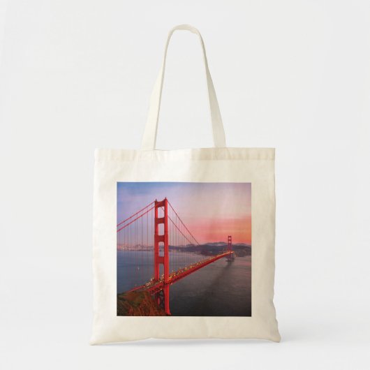 Golden gate bridge gooit kussen tote bag (Voorkant)